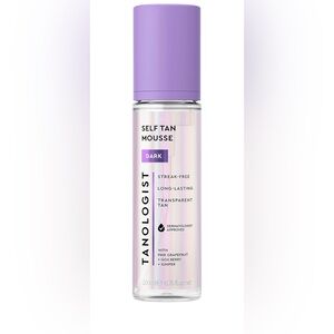 New- Tanologist DARK Self Tan Mousse, Self-Tanning Streak-Free, Natural Glow,